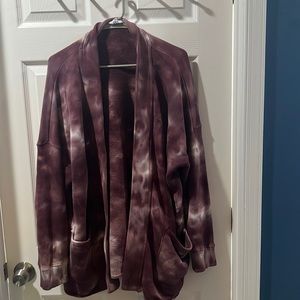 JoyLab Purple Tie Dye Sweater